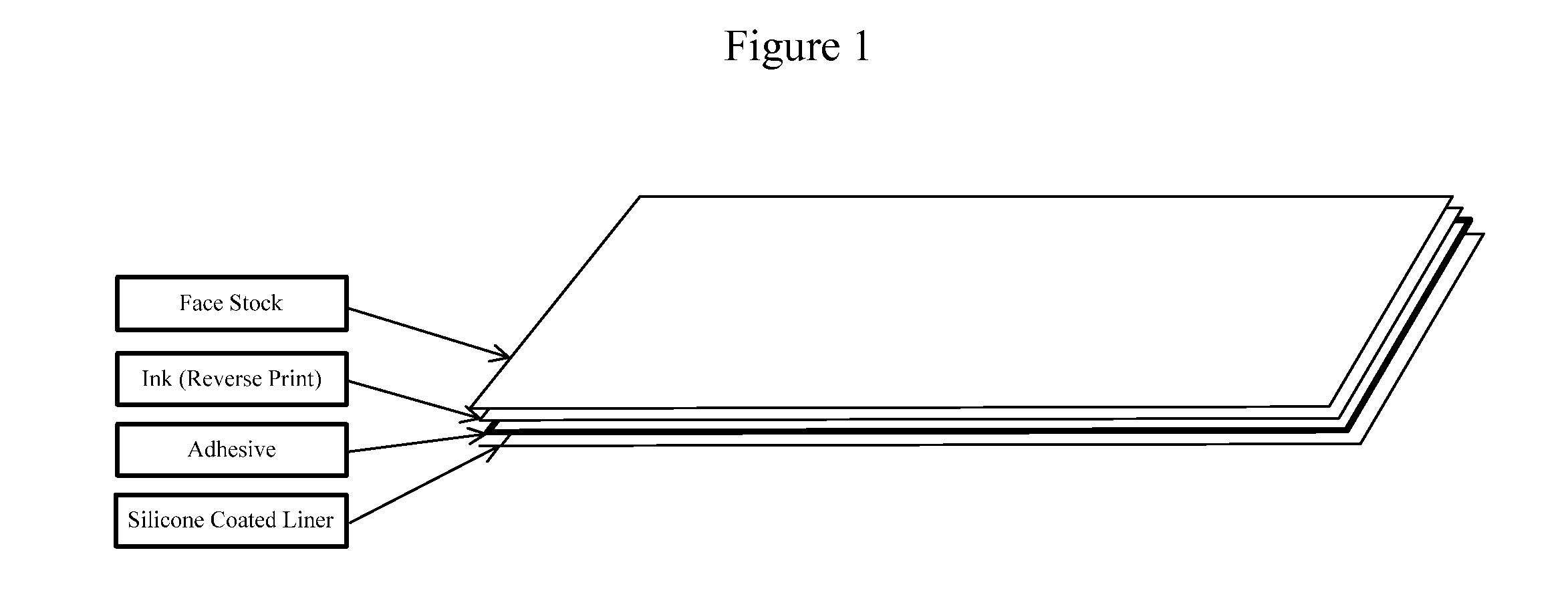 Temporarily removable reverse-printed label assembly