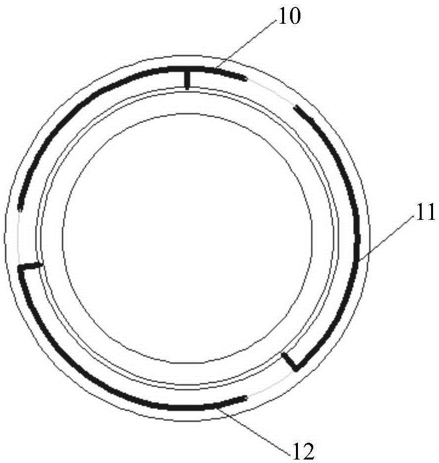 On-line detection device for disc hob wear of hard rock tunnel boring machine