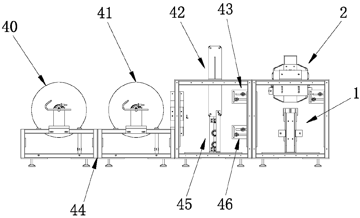 Intelligent production line of medical surgical gown