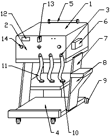 Automobile metal plate repair machine