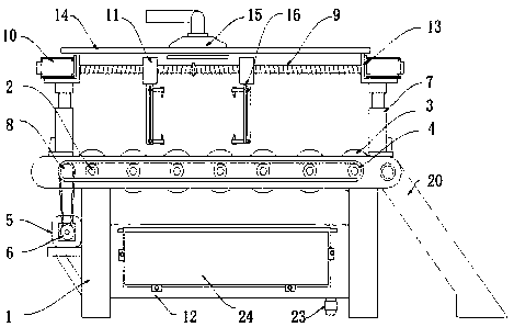 Rapid demolding device for wear-resistant casting