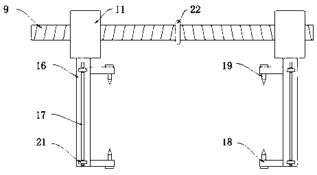 Rapid demolding device for wear-resistant casting