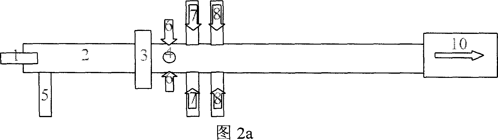 Complex electrode structure of longitudinal stream gas discharge system