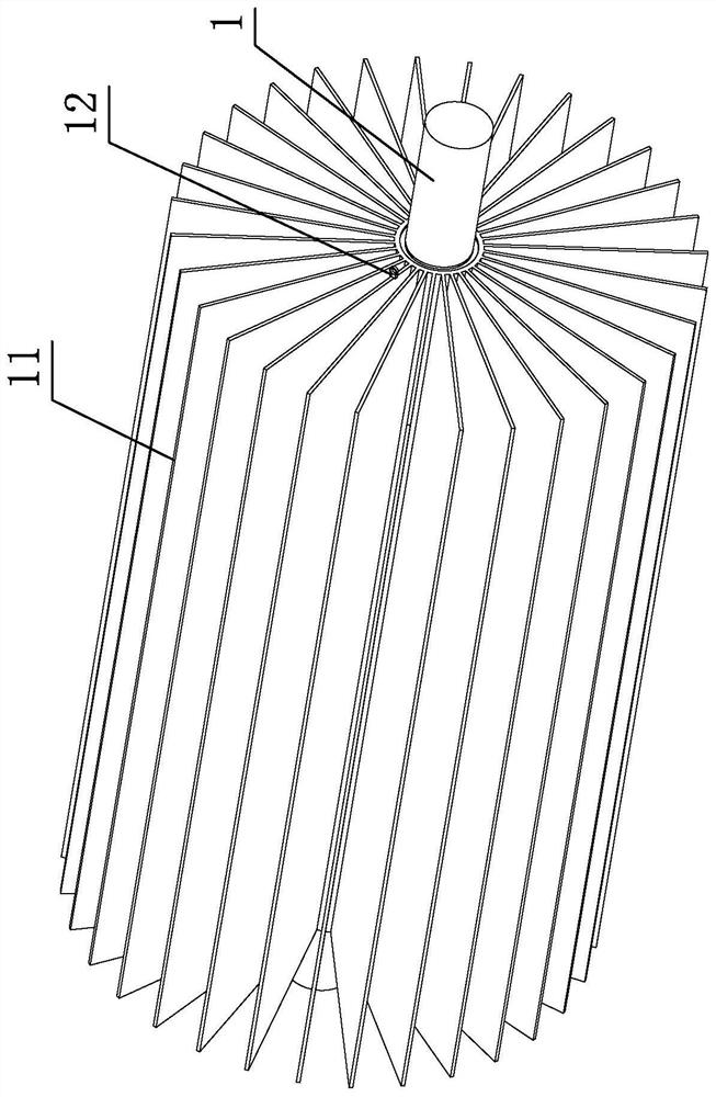 Napping roller device capable of adjusting angle of pulling needle