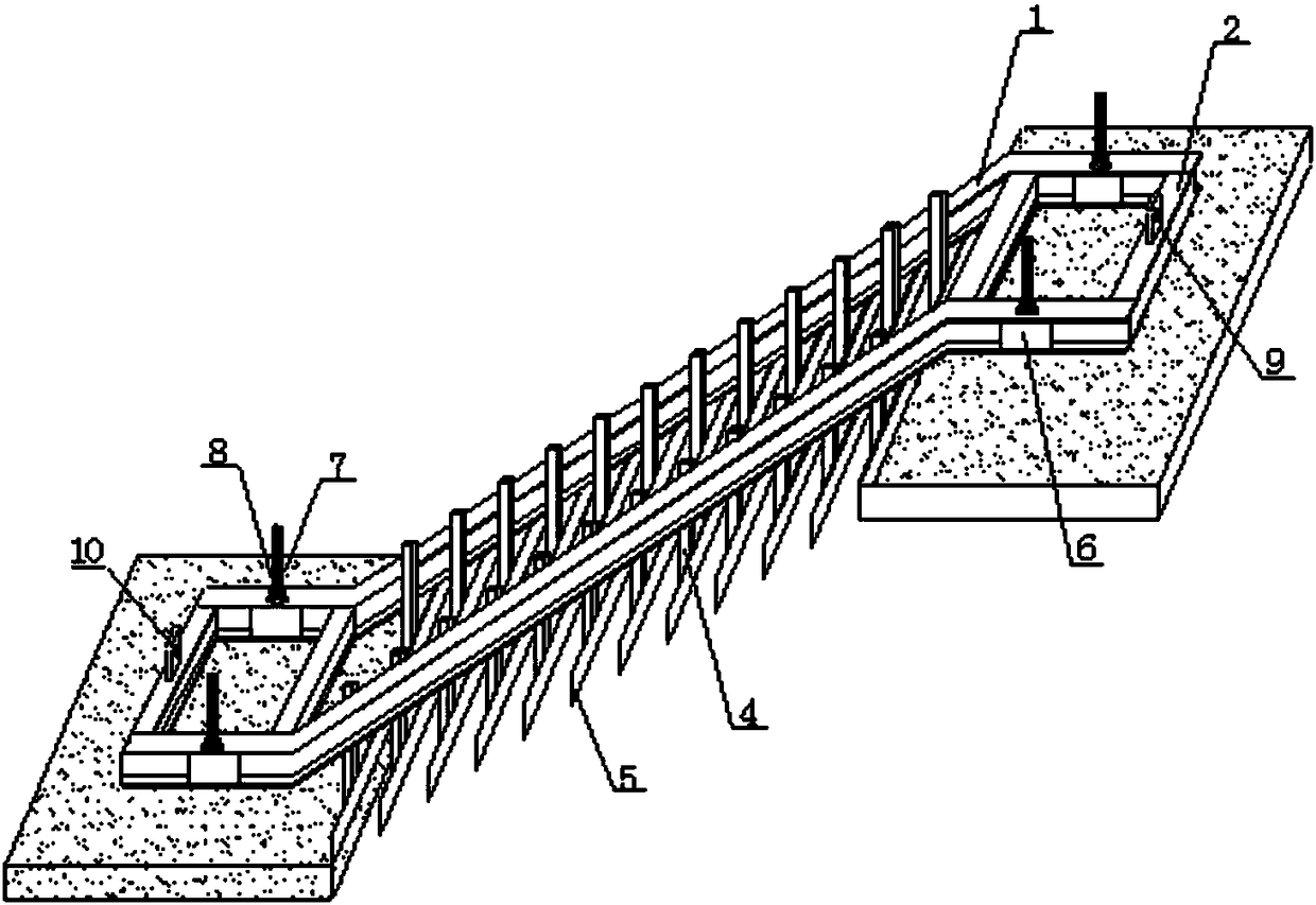 Stair steel framework for building