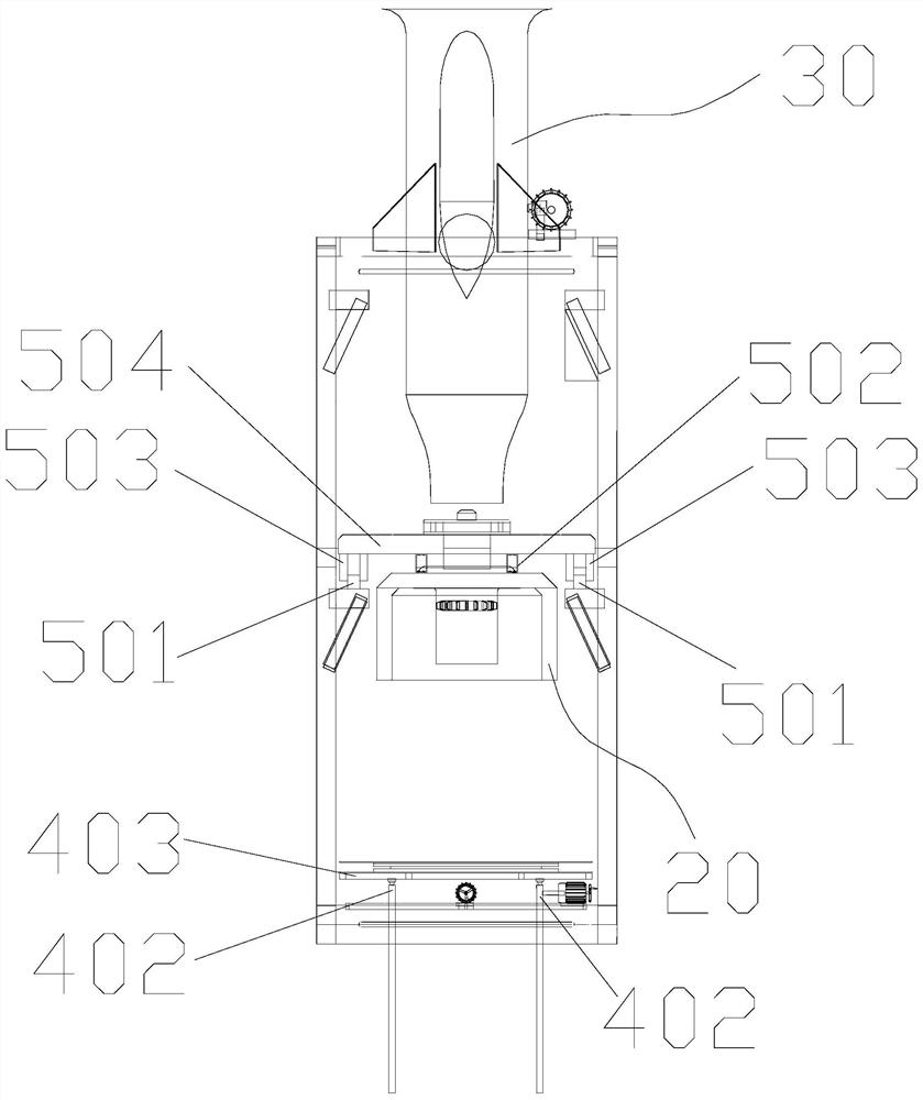 Tornado and downburst integrated physical simulation device