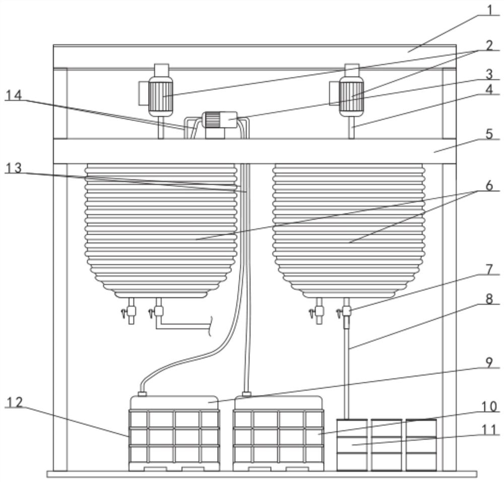 A demulsifier for oil and gas gathering and transportation and its production device