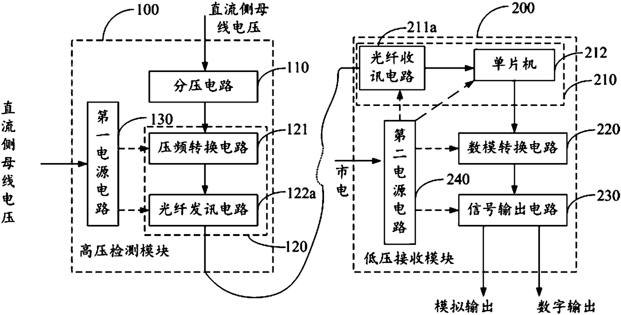 Voltage detection circuit and device