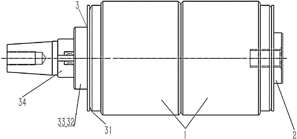 Dynamic conducting rod, dynamic end assembly with dynamic conducting rod and arc extinguish chamber