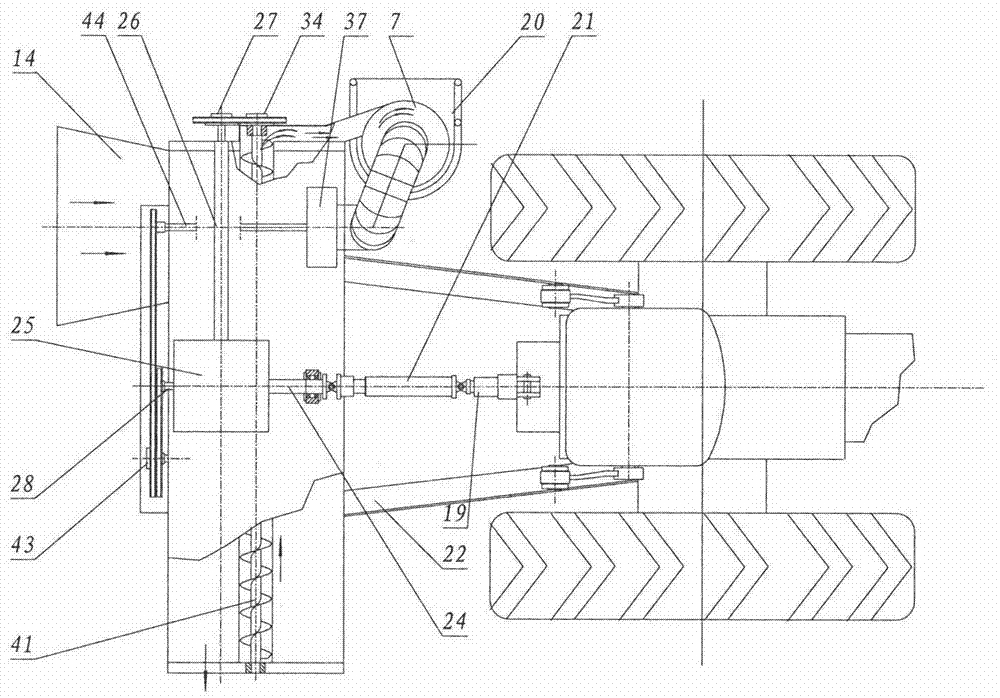 Suspension type multifunctional threshing machine