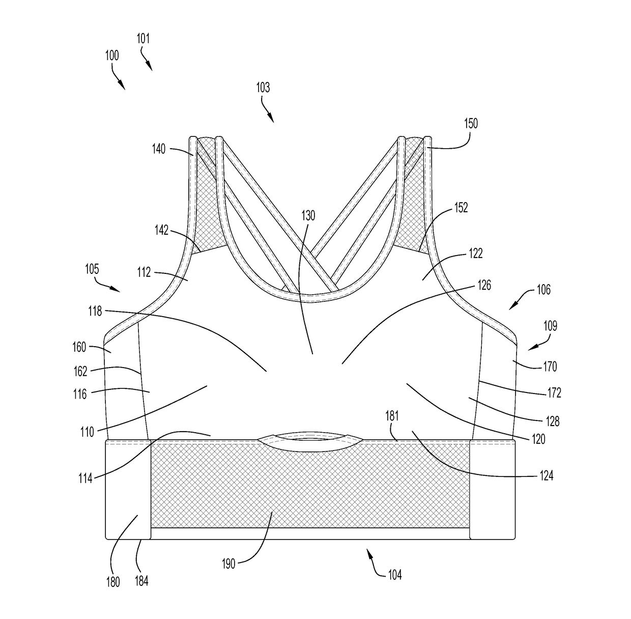 Brassiere with storage compartment