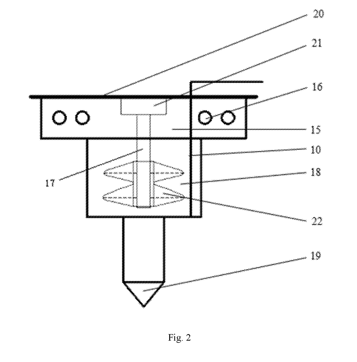 3D printing apparatus and method of using the single-printhead achieved multi-material and multi-scale printing