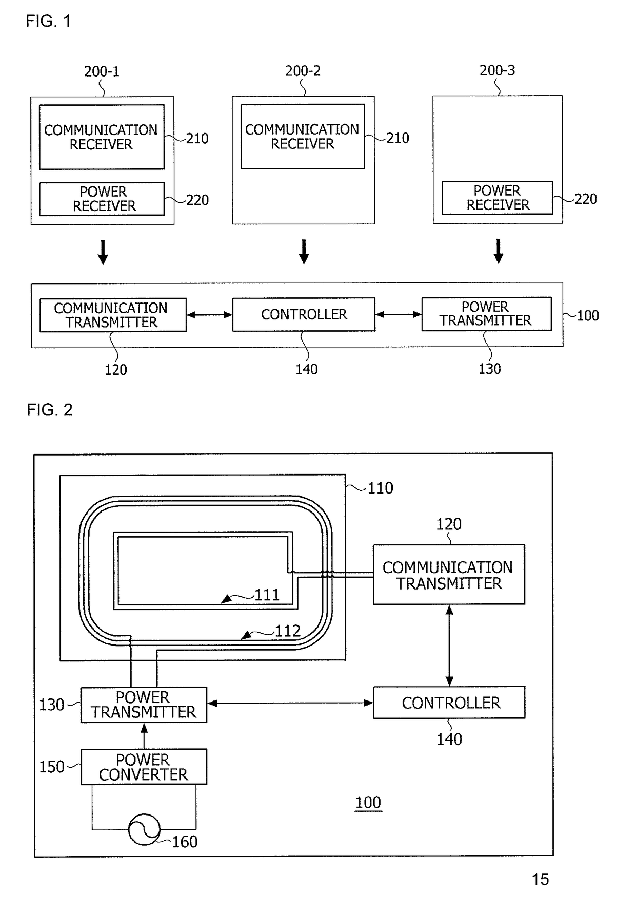 Transmitting apparatus for both wireless charging and short range communication