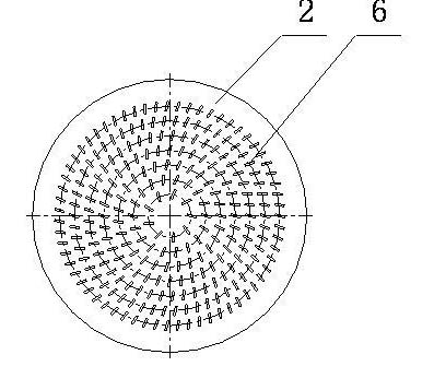 Screen cloth structure of extrusion template of extruder