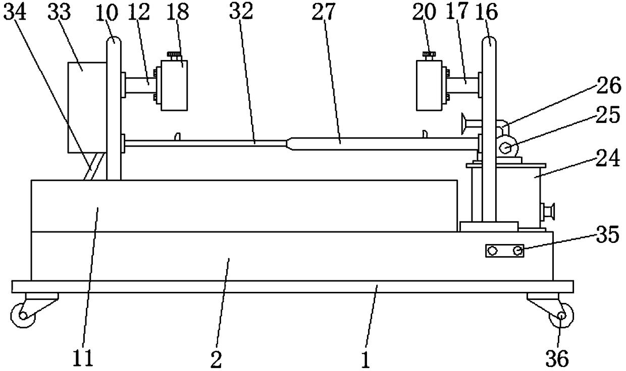 A rotary device for positioning welding of auto parts