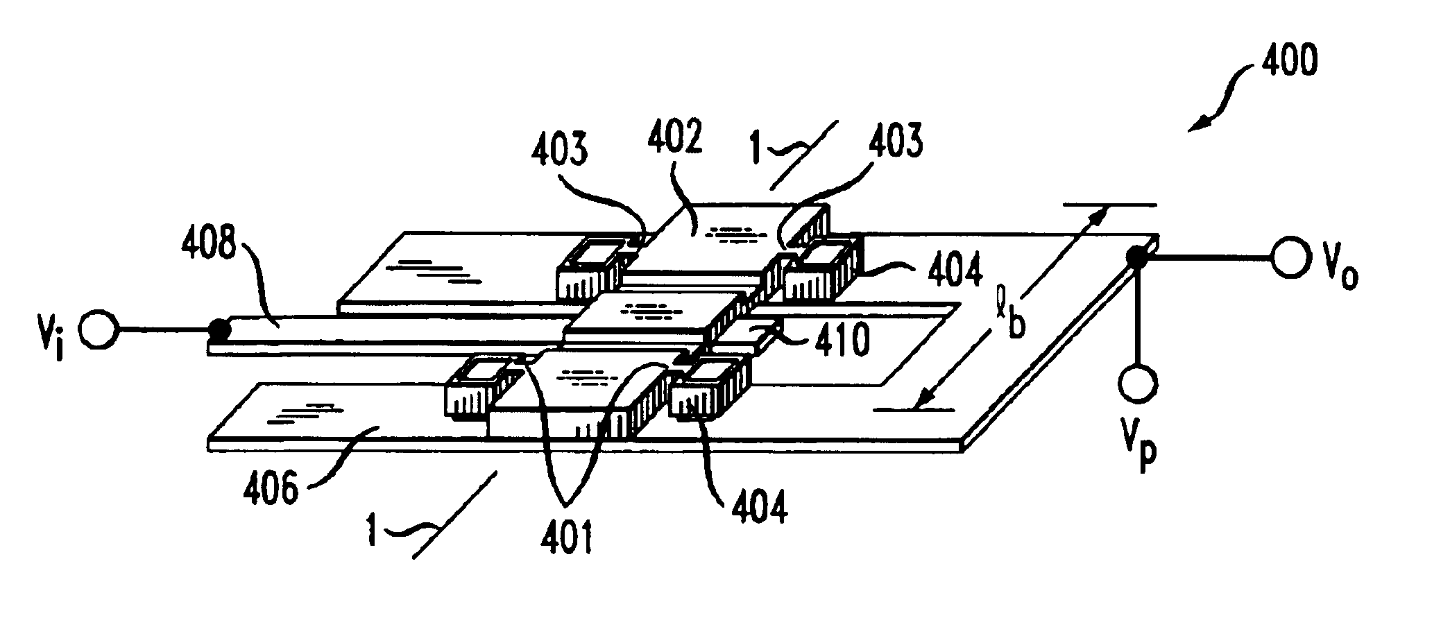 Micromechanical resonator having short support beams