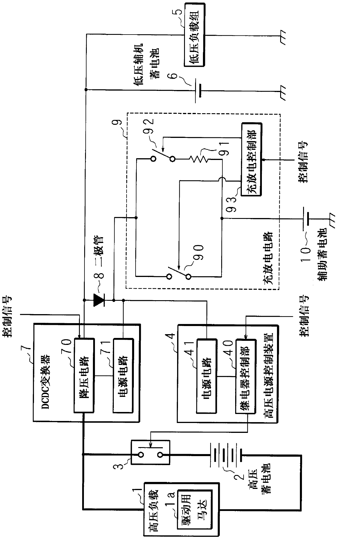 Vehicle power source device