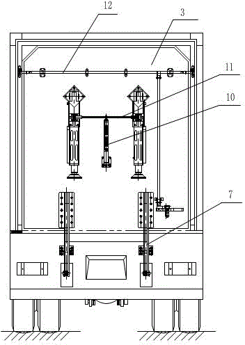 Special vehicle backboard overturn mechanism