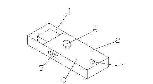 Novel USB flash disk capable of being quickly pulled away