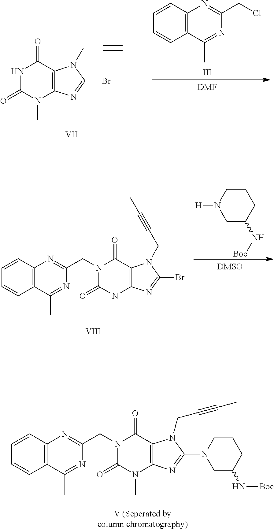 Method for preparing an important intermediate of linagliptin