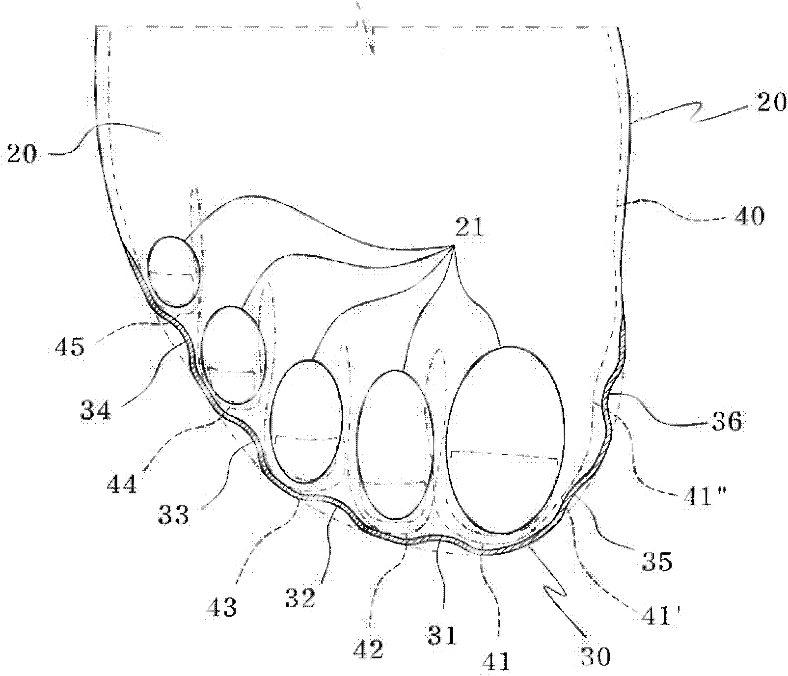 Toe cap for footwear, and outsole integrated with same