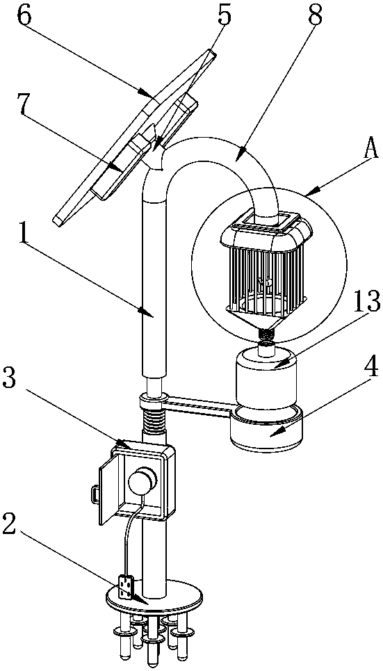 Rice pest trapping device