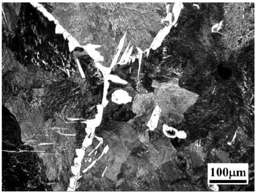 In-situ micro nanometer TiC particle strengthened and toughened ordinary carbon steel and preparation method thereof