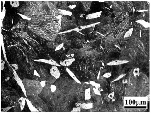 In-situ micro nanometer TiC particle strengthened and toughened ordinary carbon steel and preparation method thereof