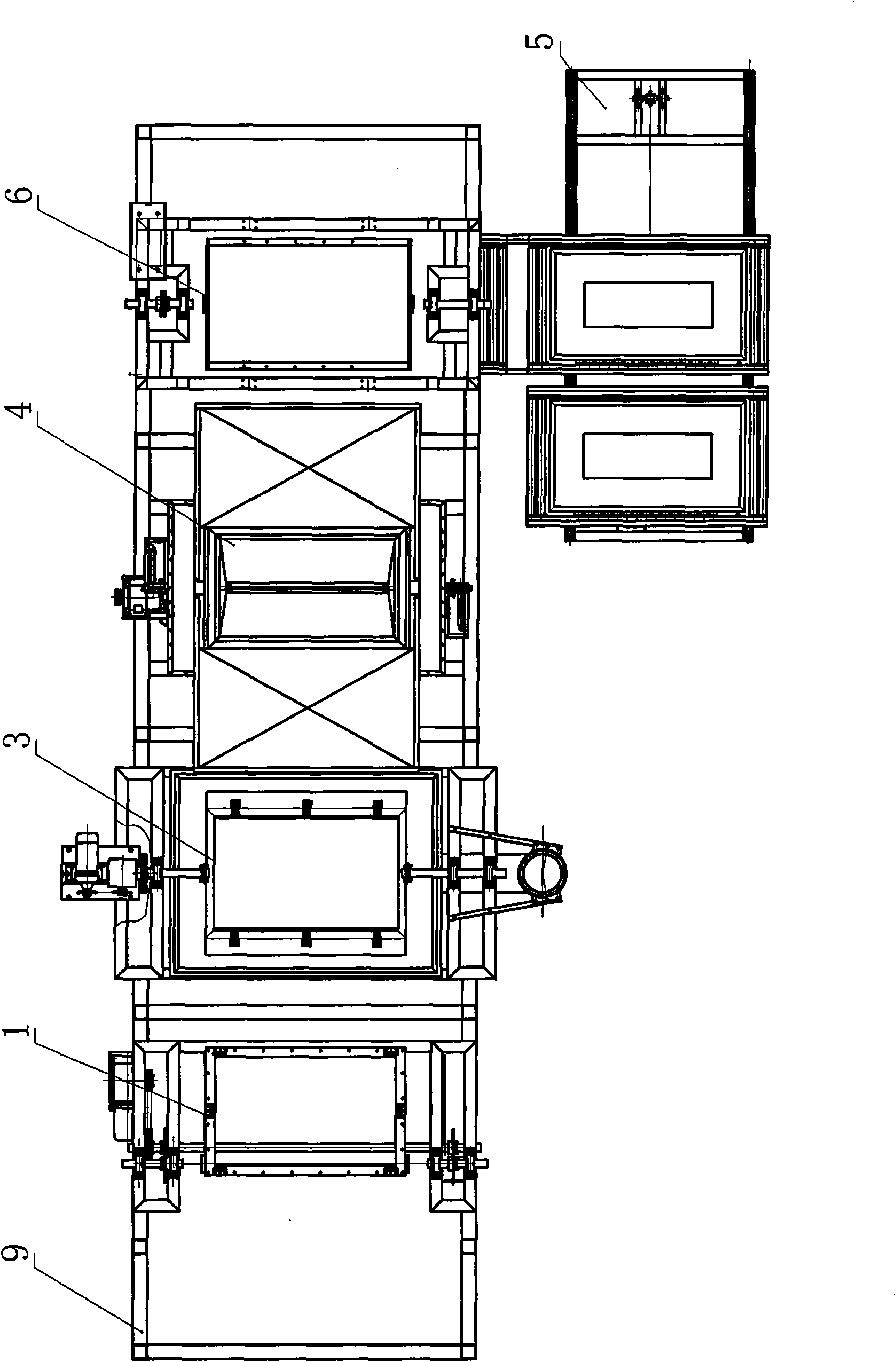 Slush molding machine