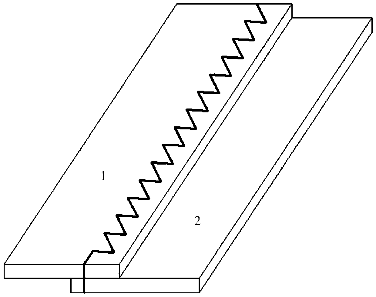 A kind of titanium-steel dissimilar metal structure and its preparation method