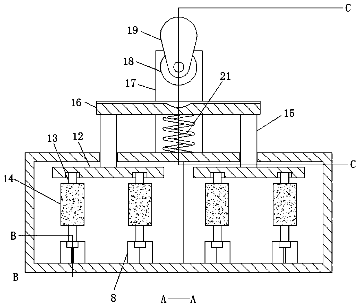 Mud scraping and cleaning device for well logging cable