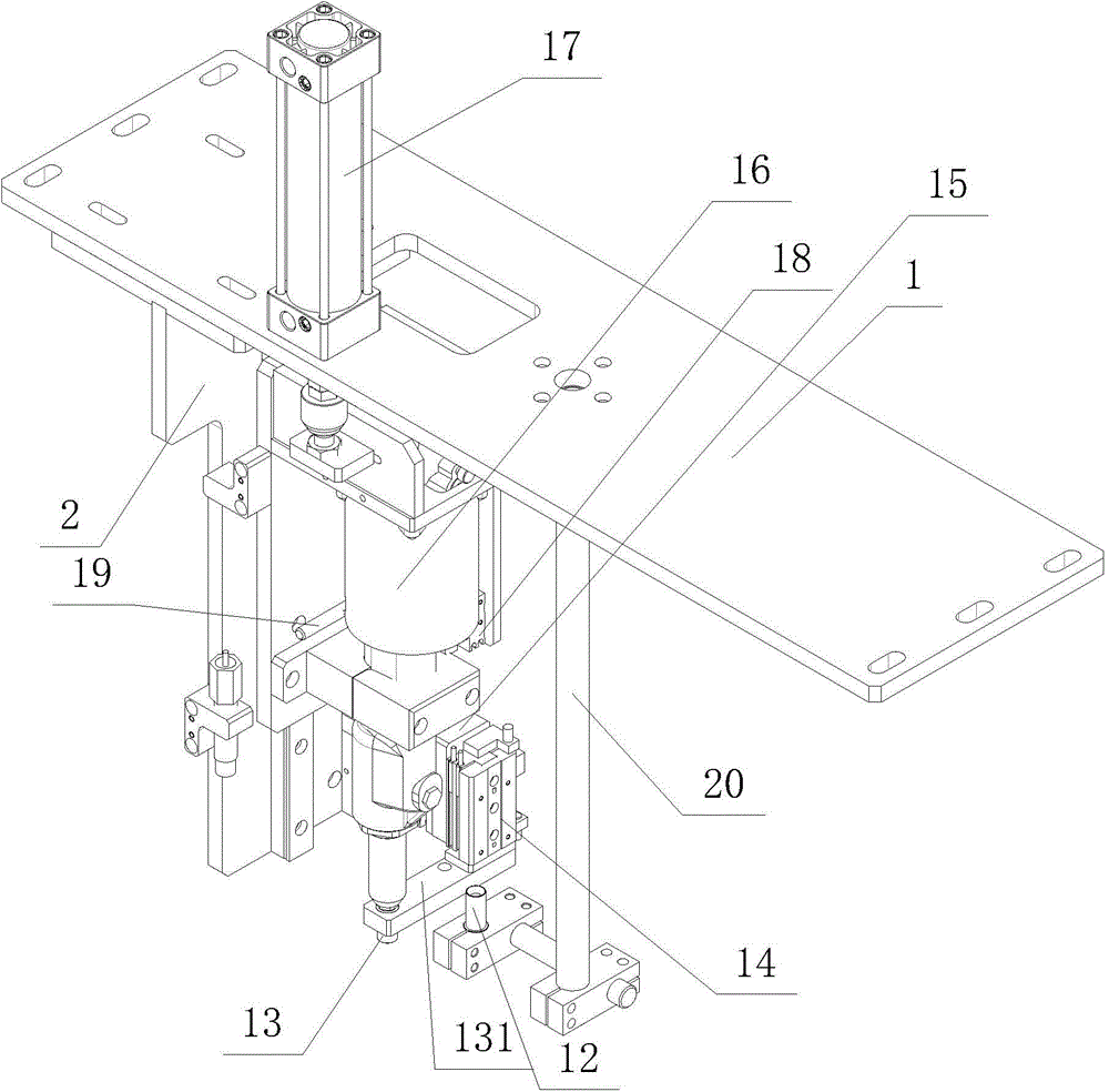 Automatic rivet supplying and automatic rivet pulling device for intelligent high-speed riveting gun