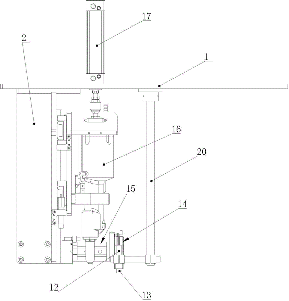 Automatic rivet supplying and automatic rivet pulling device for intelligent high-speed riveting gun