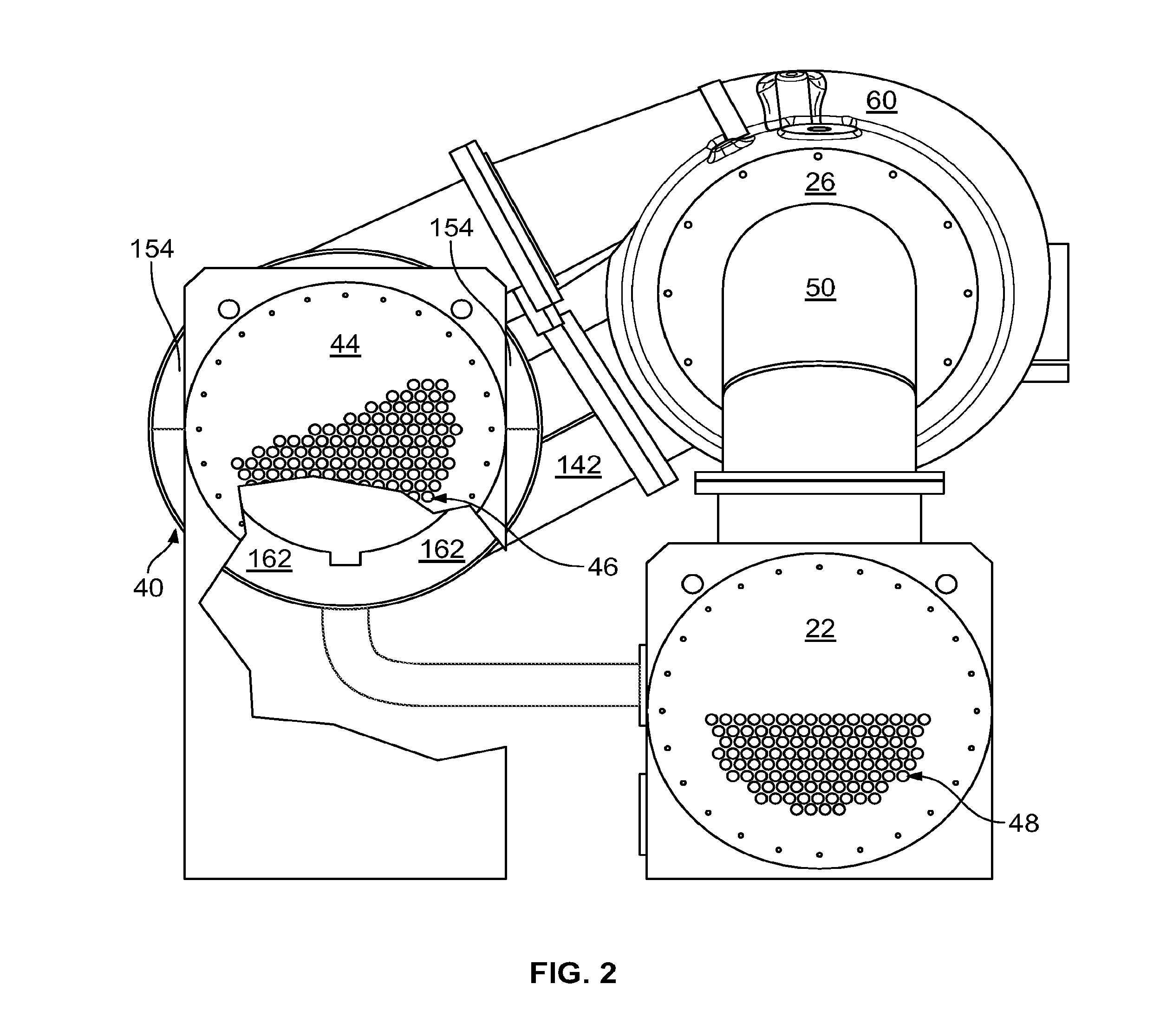 Centrifugal compressor assembly and method