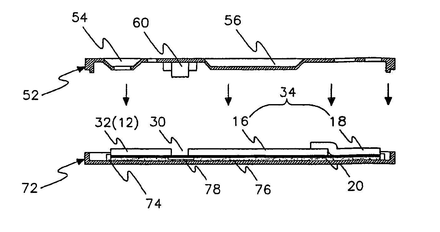 Non-continuous immunoassay device and immunoassay method using the same