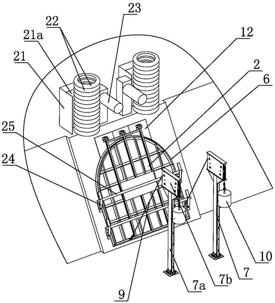 A self-duplex inclined shaft pressure relief and explosion-proof device and method for safe production in coal mines