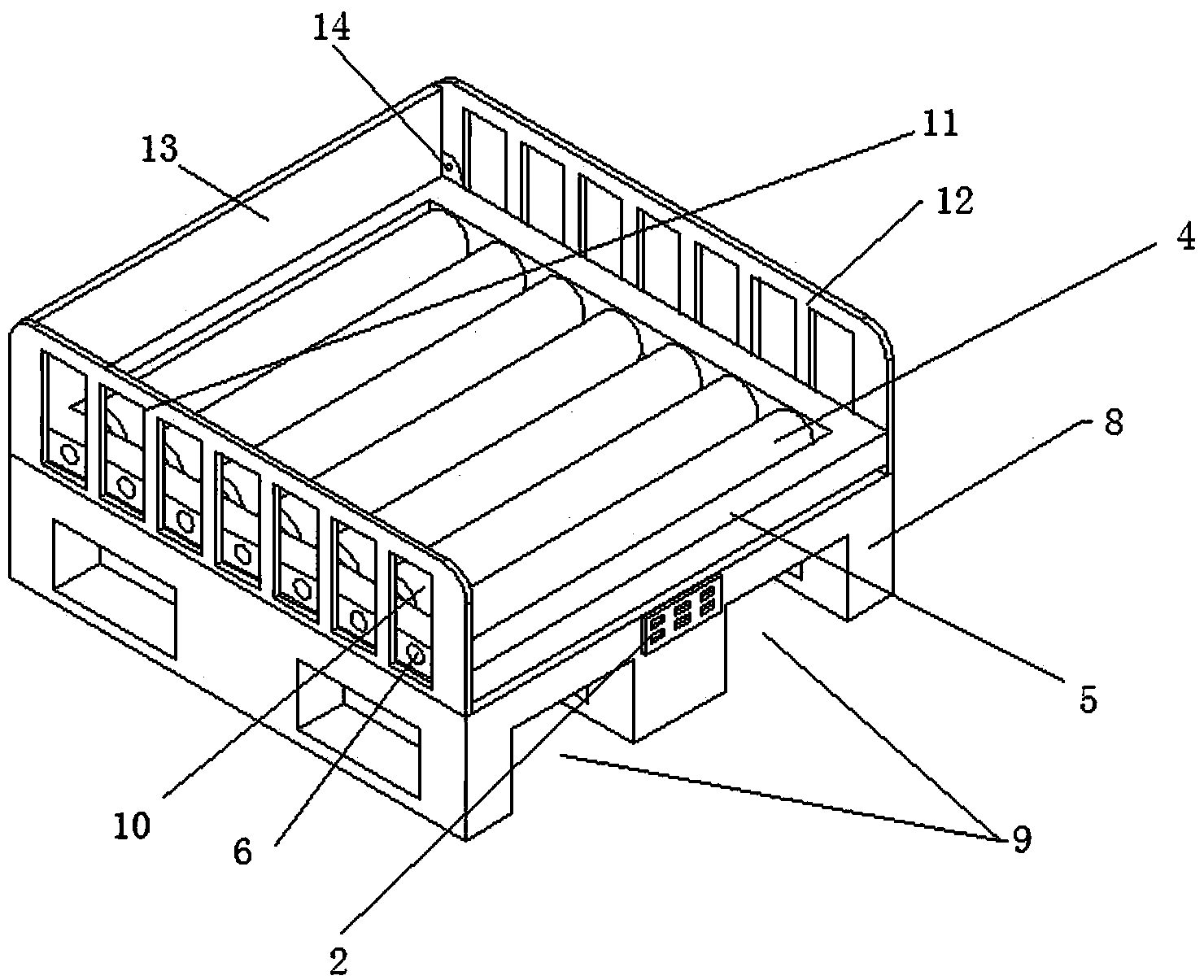 Forklift bracket cooperatively used with forklift