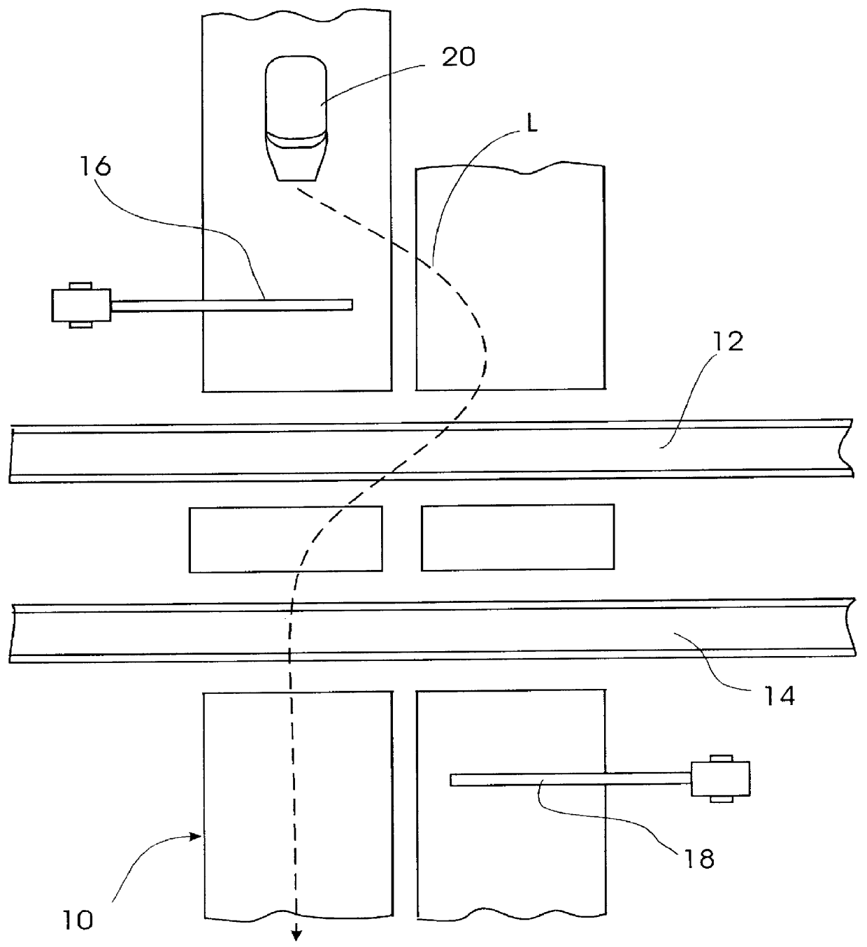 Railroad accident prevention system with ground-retractable vehicle barrier