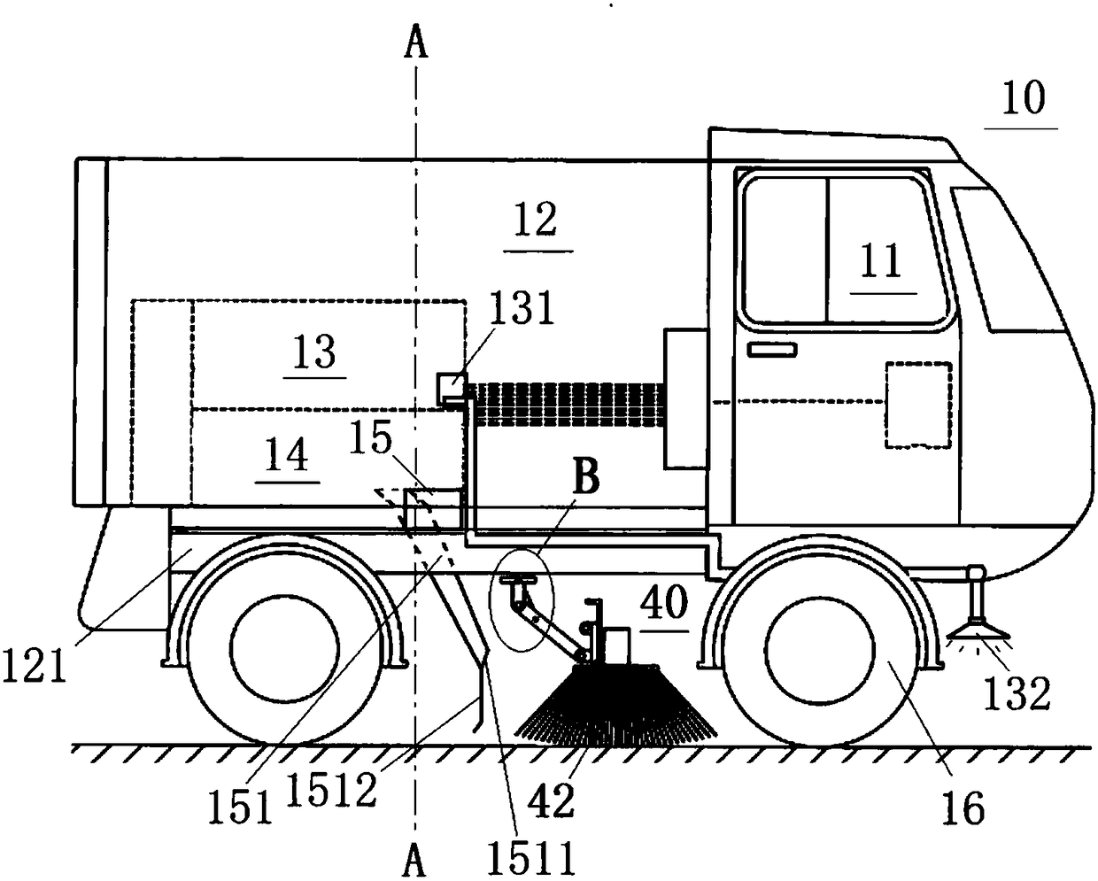 Environmental sanitation sweeper