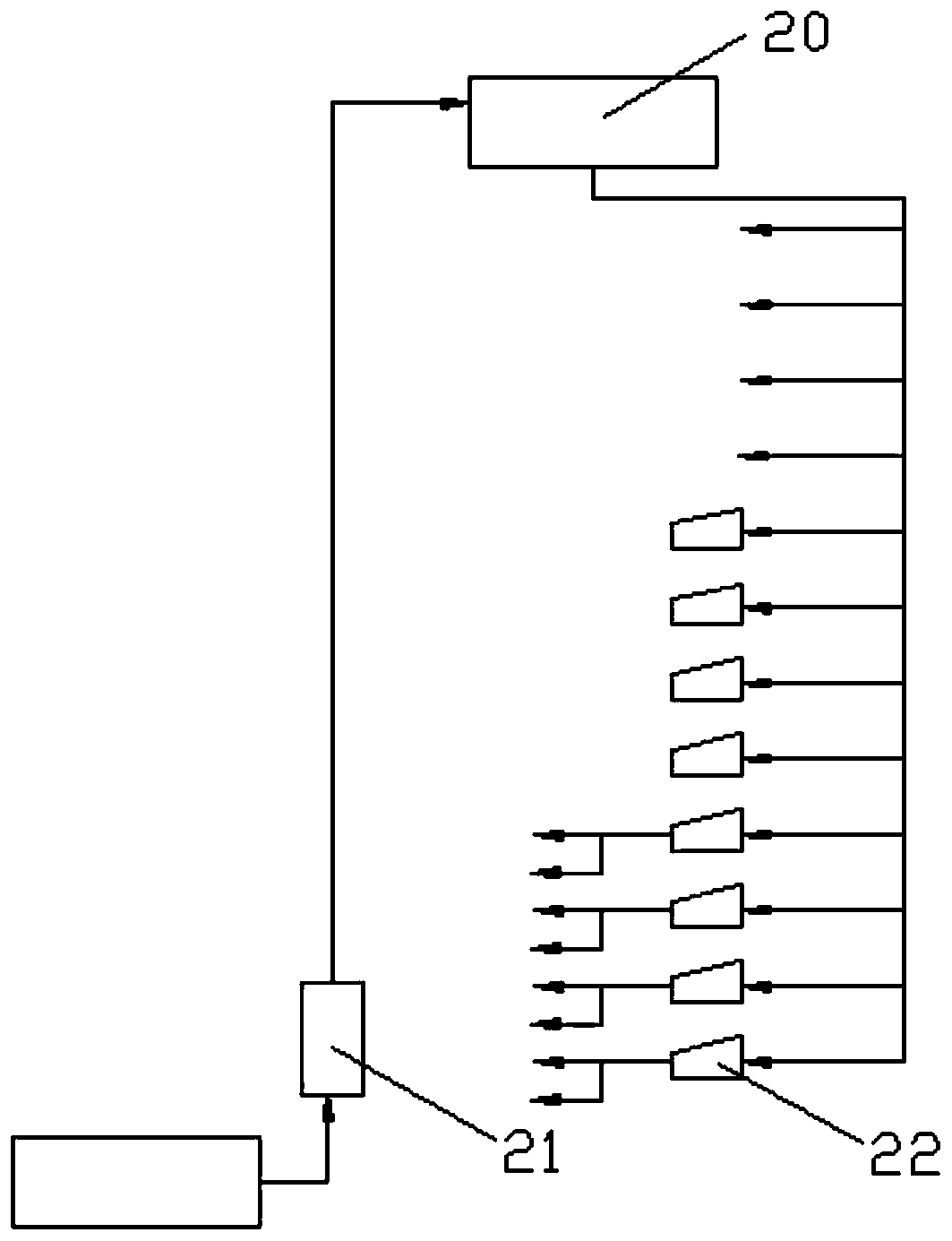 Firefighting water supply system for high building