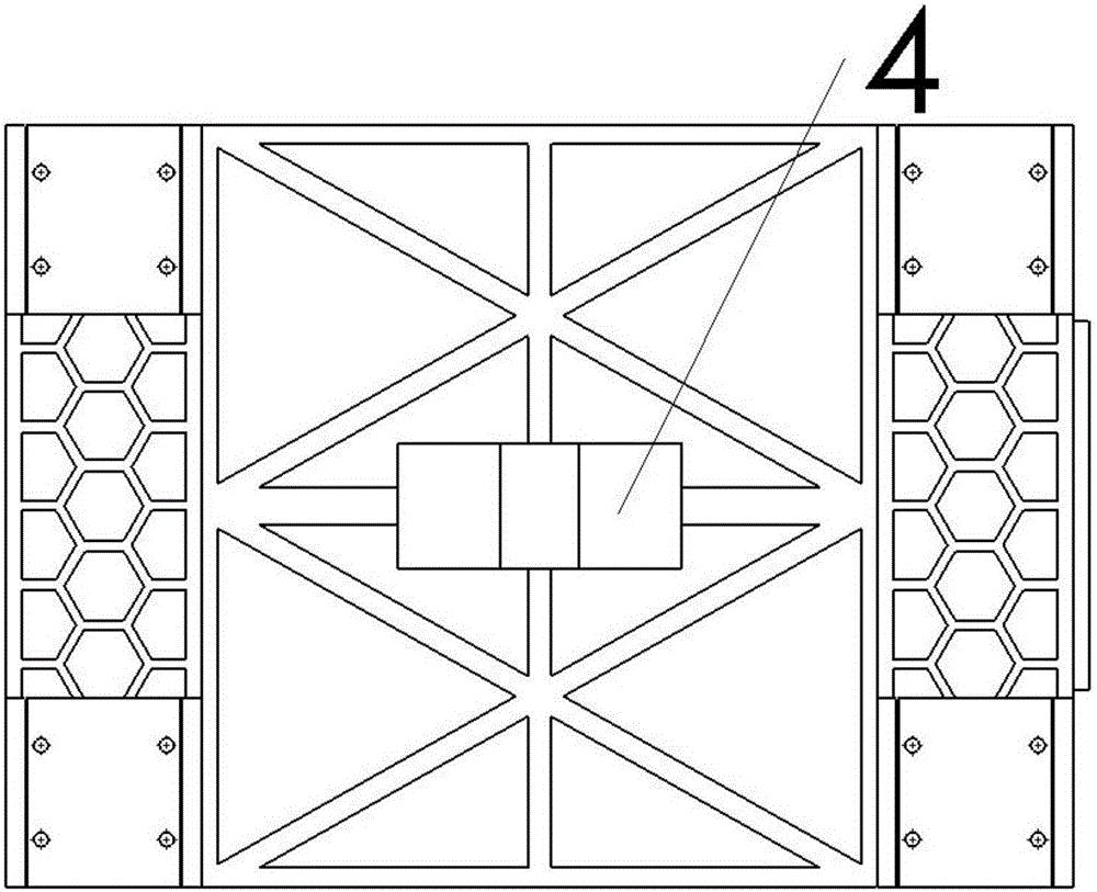 Machine tool sliding plate structure