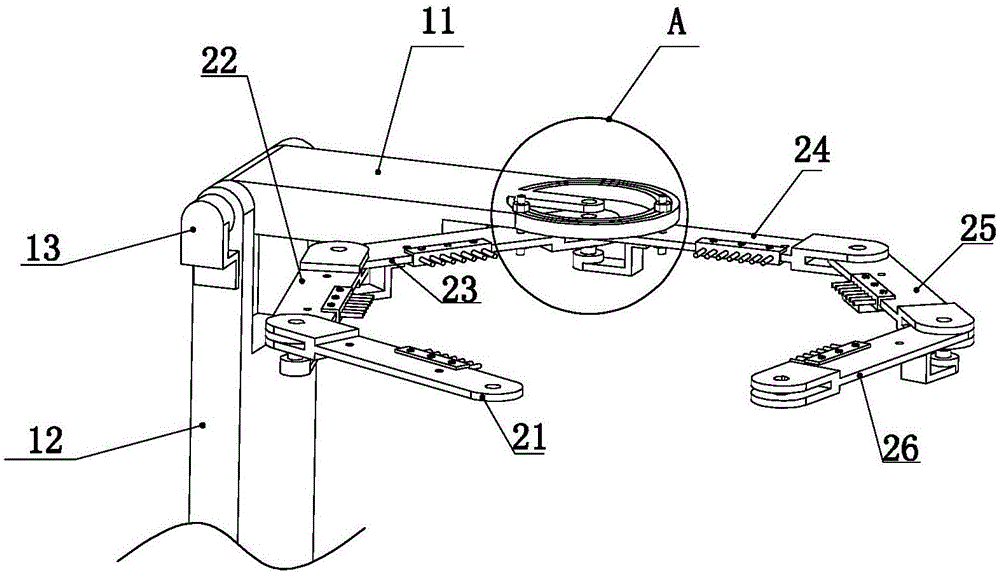 Automatic bird nest cleaning manipulator aiming at angle-steel tower