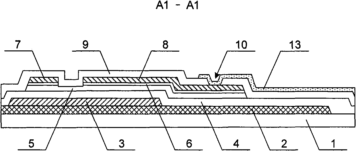 TFT-LCD (Thin Film Transistor Liquid Crystal Display) array substrate and manufacture method thereof