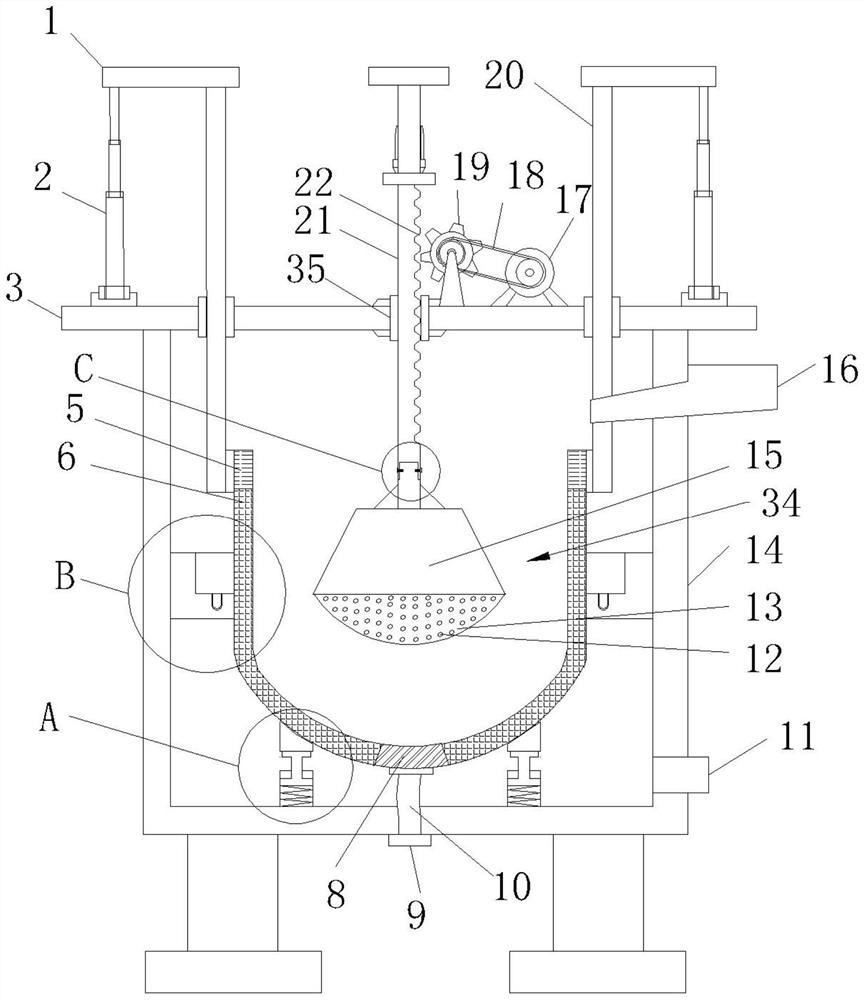 Efficient dehydration equipment for production of pickled vegetables