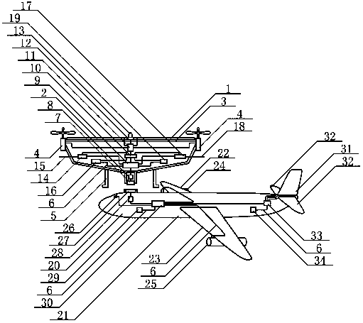 Aerial power generation robot providing wireless power to high-altitude electric civic aviation aircraft