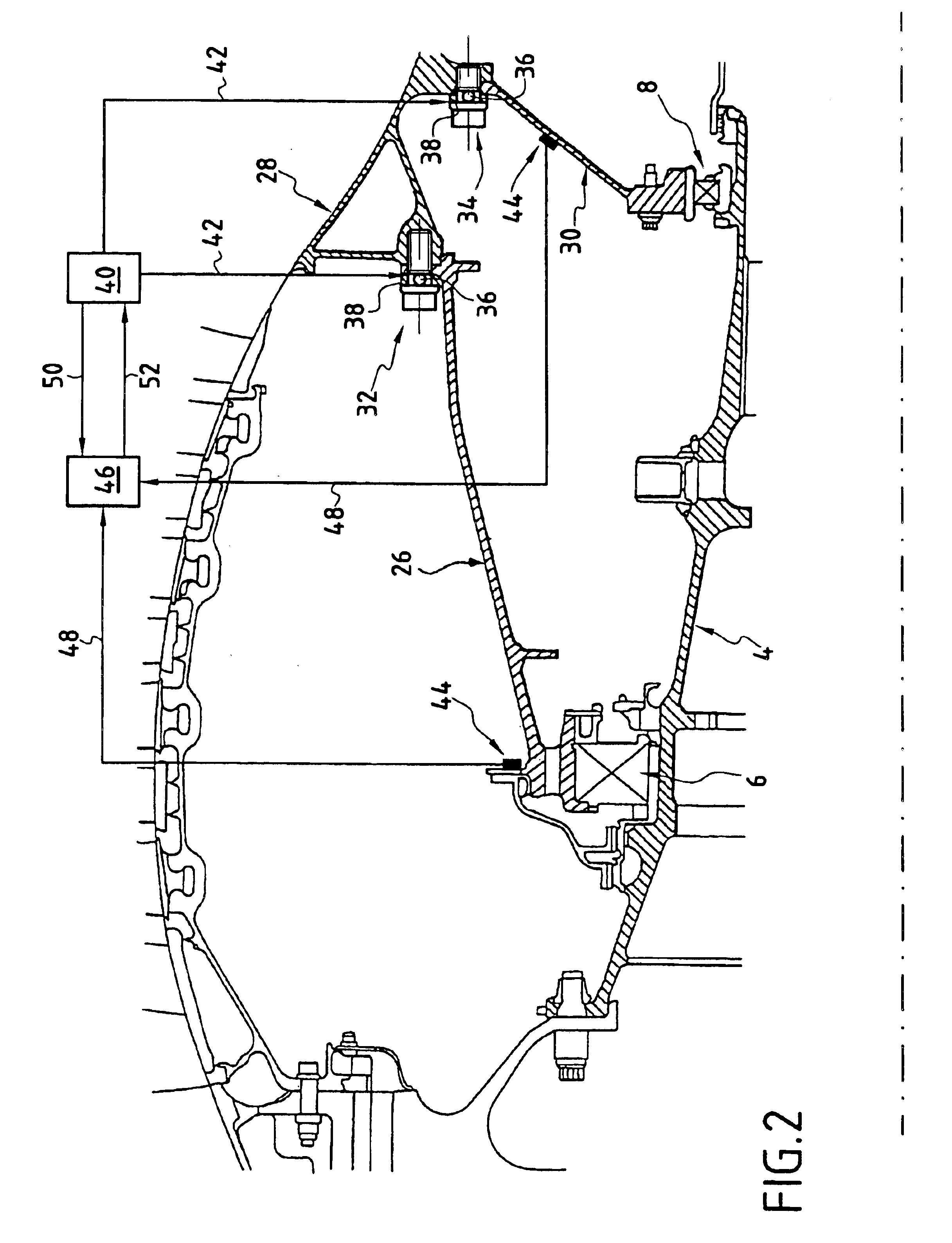 System for decoupling a fan from a turbojet by means of an explosive charge