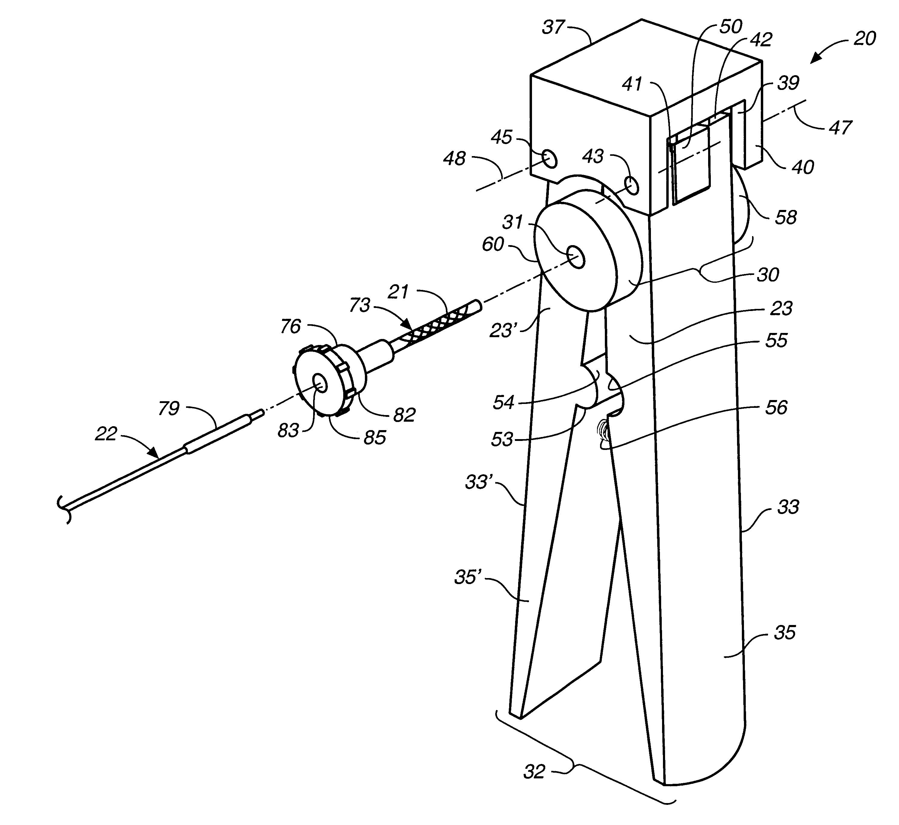 Stent crimper apparatus with radiation shied