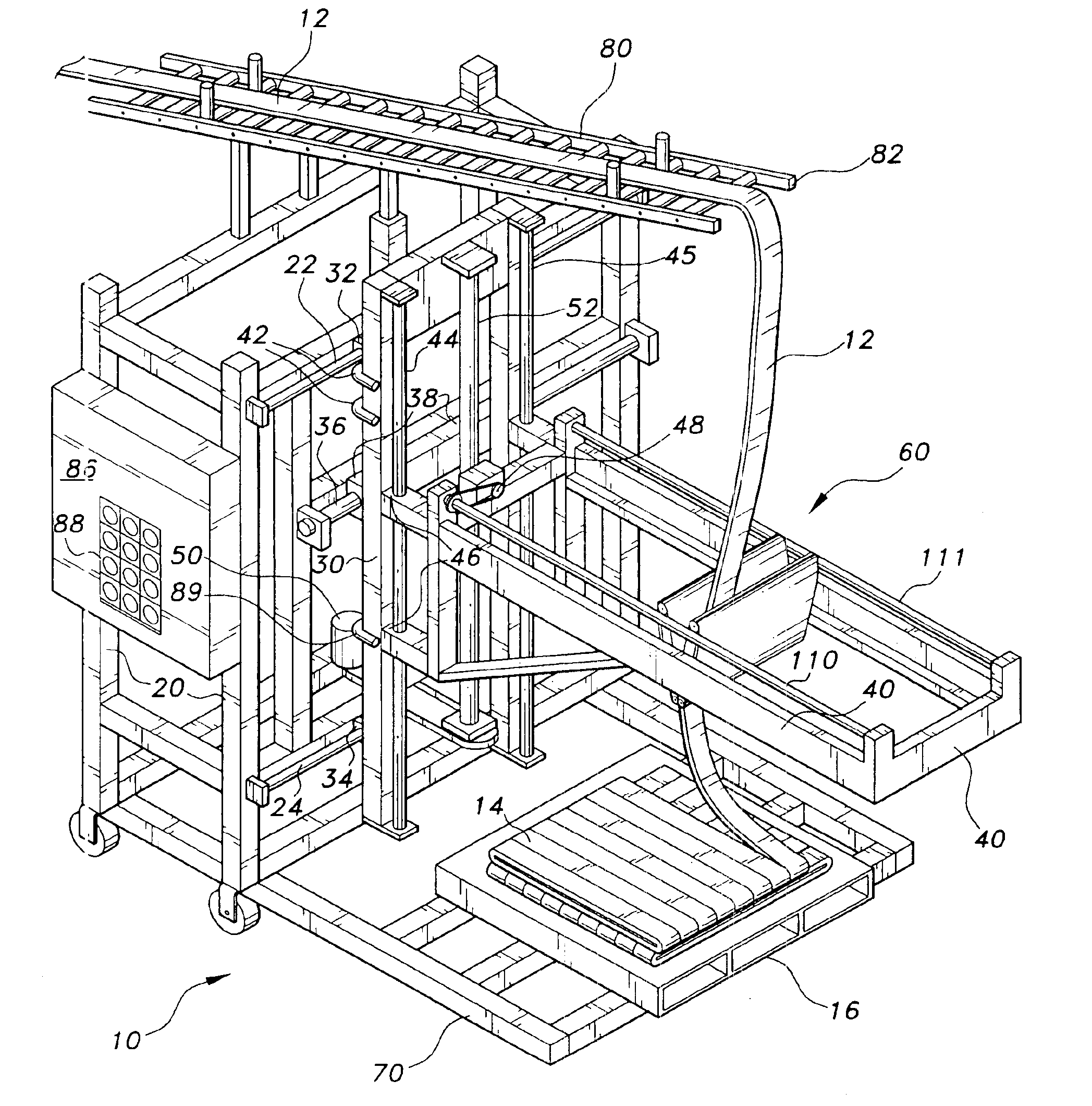 Automated reciprocal stacking assembly