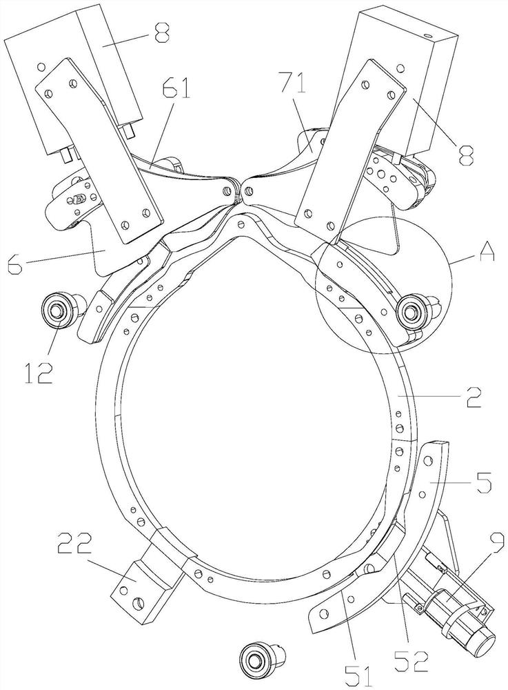 Sinker cap device of hosiery machine