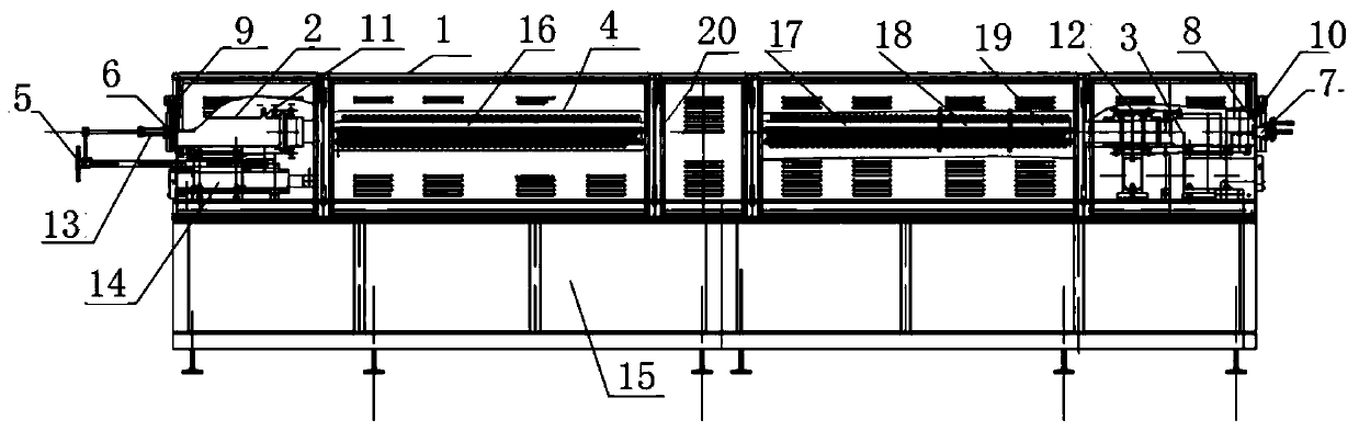 Germanium reduction directional crystallization furnace and crystallization method